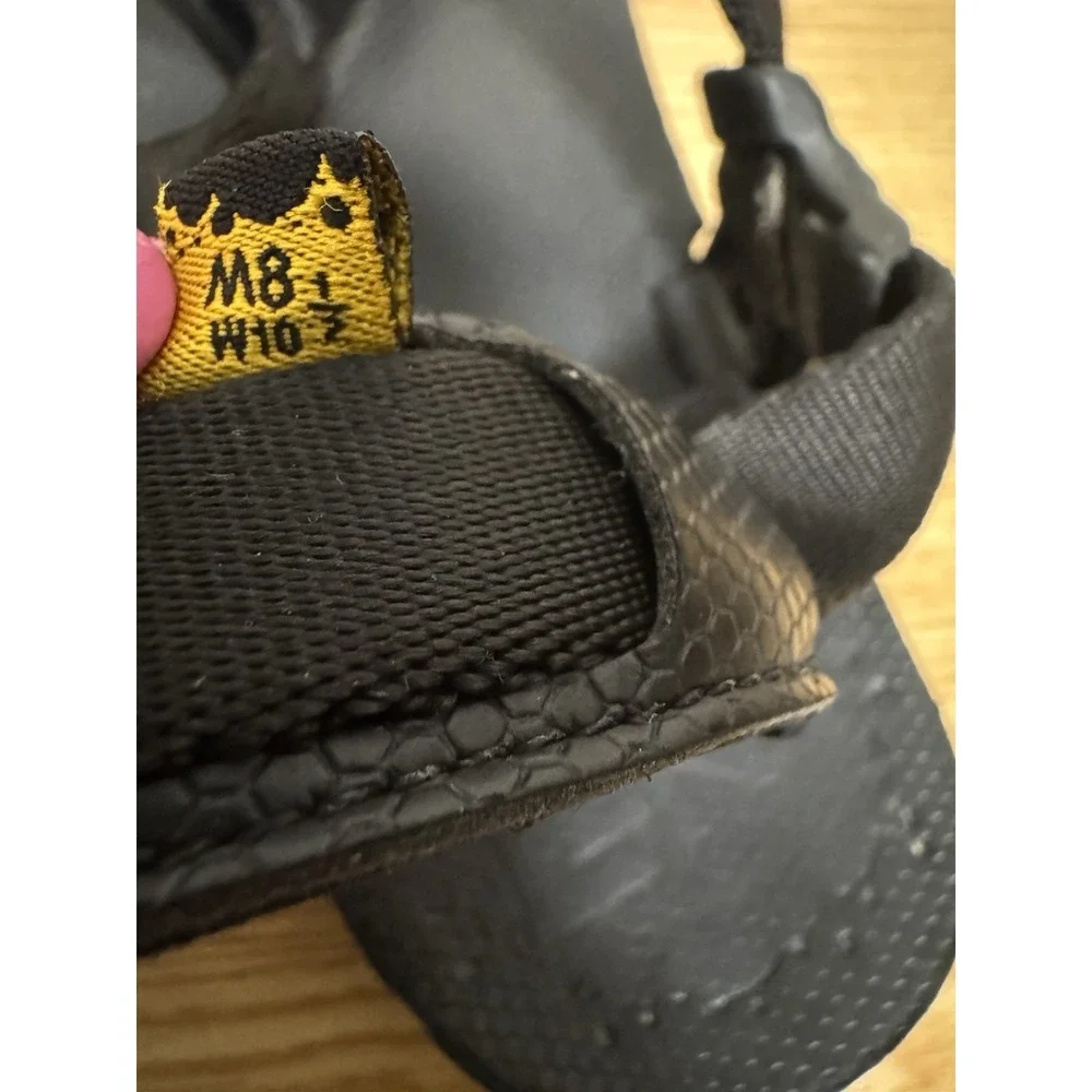 Luna Vibram Barefoot Thong‎ Oso Flaco Winged Sandals Men 8.5/ Women 10.5 Black
